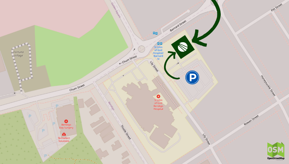 Map of GCS location